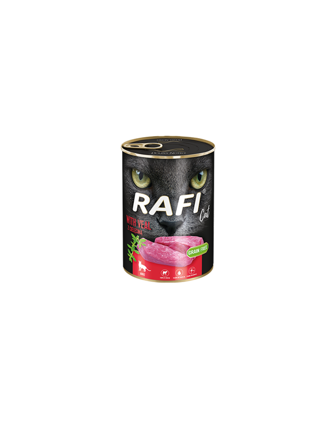 RAFI Cat Adult z cielęciną 400g