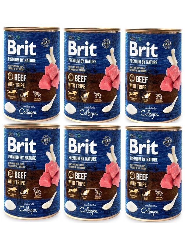 Brit Premium by Nature Beef with Tripe 6x400g