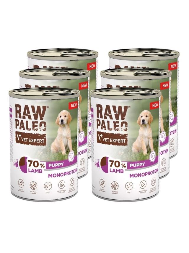 Vetexpert Raw Paleo Monoprotein Puppy Lamb 6x400g