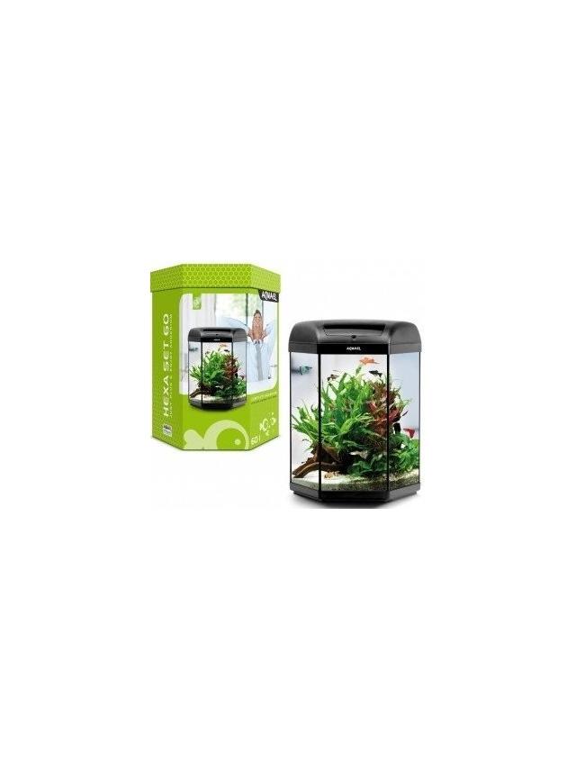 AQUAEL Zestaw Hexa SET 60 Czarny D&N