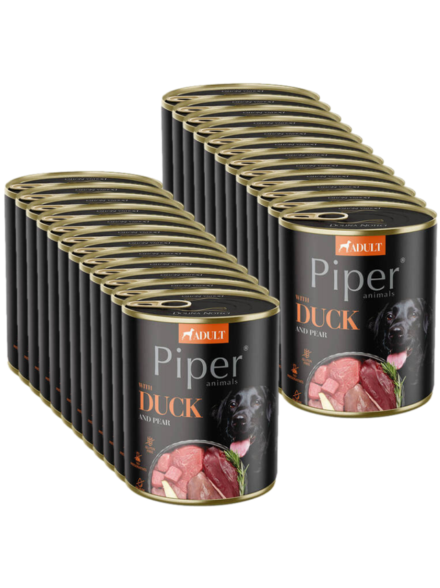 DOLINA NOTECI Piper dla psa z kaczką i gruszką 24x800g