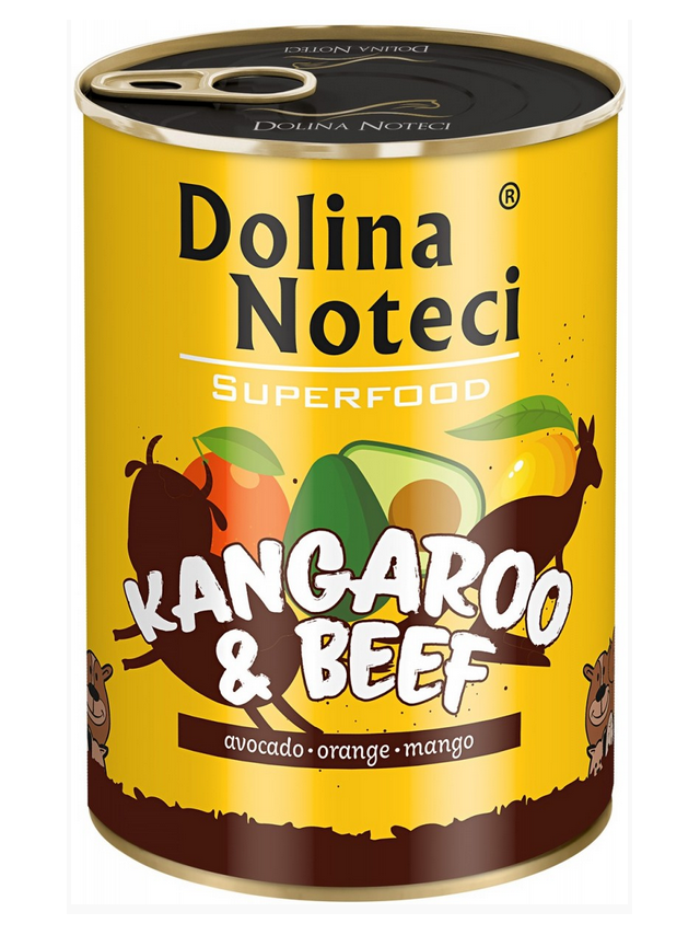 DOLINA NOTECI PREMIUM SUPERFOOD kangur i wołowina 400g