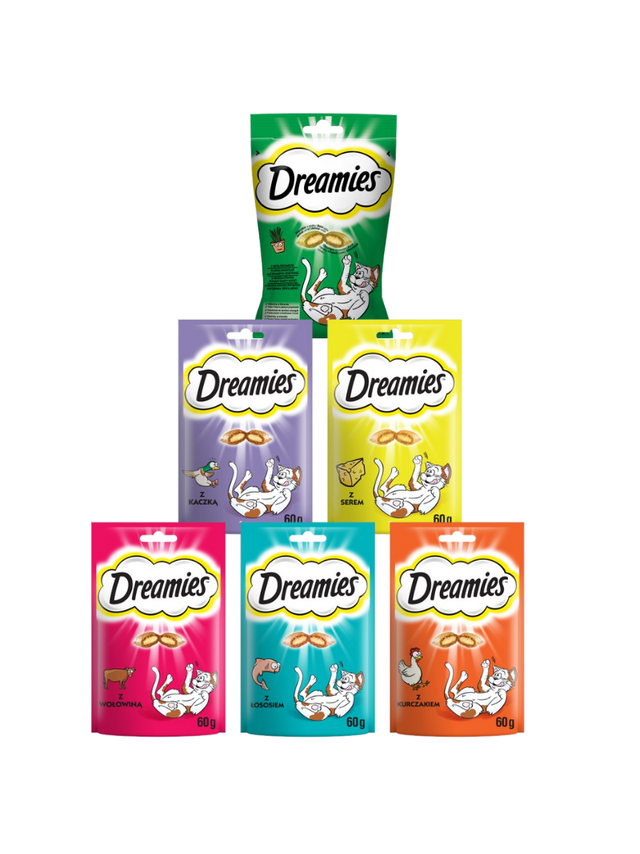 DREAMIES 6x60g - przysmak dla kota Mix Smaków