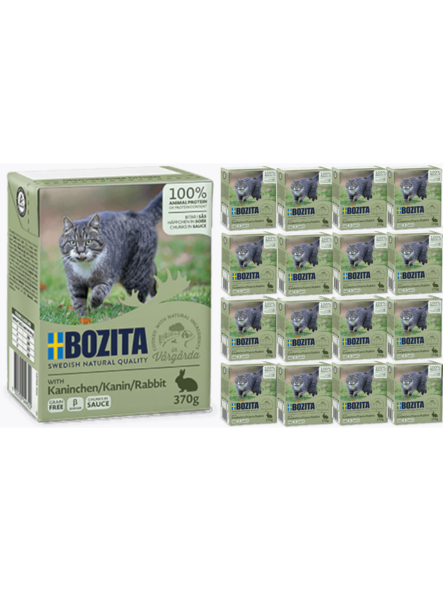 BOZITA Cat Królik W Sosie  16 x 370g