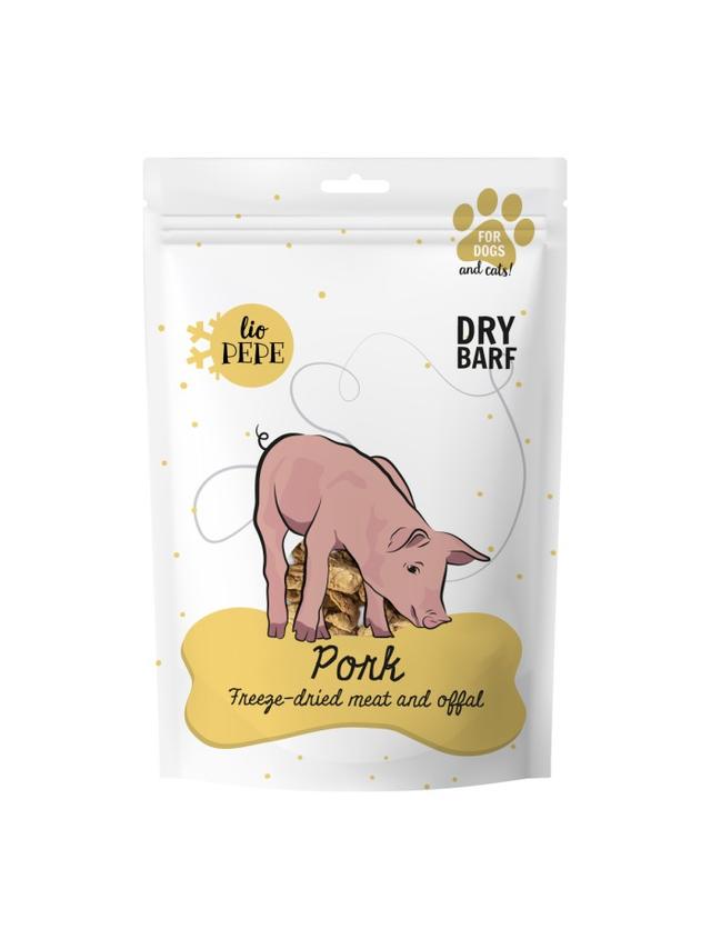 PAKA ZWIERZAKA - Przysmak liofilizowany Lio PEPE Pork (polędwiczka wieprzowa) 60g