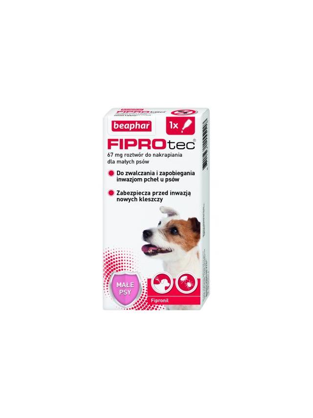 Fiprotec S dla psów od 2 do 10 kg  -  67mg