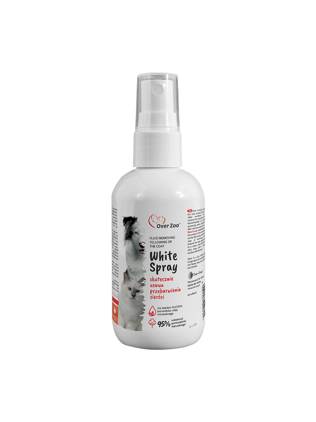 OVER ZOO White Spray - Płyn usuwający zażółcenia 100ml