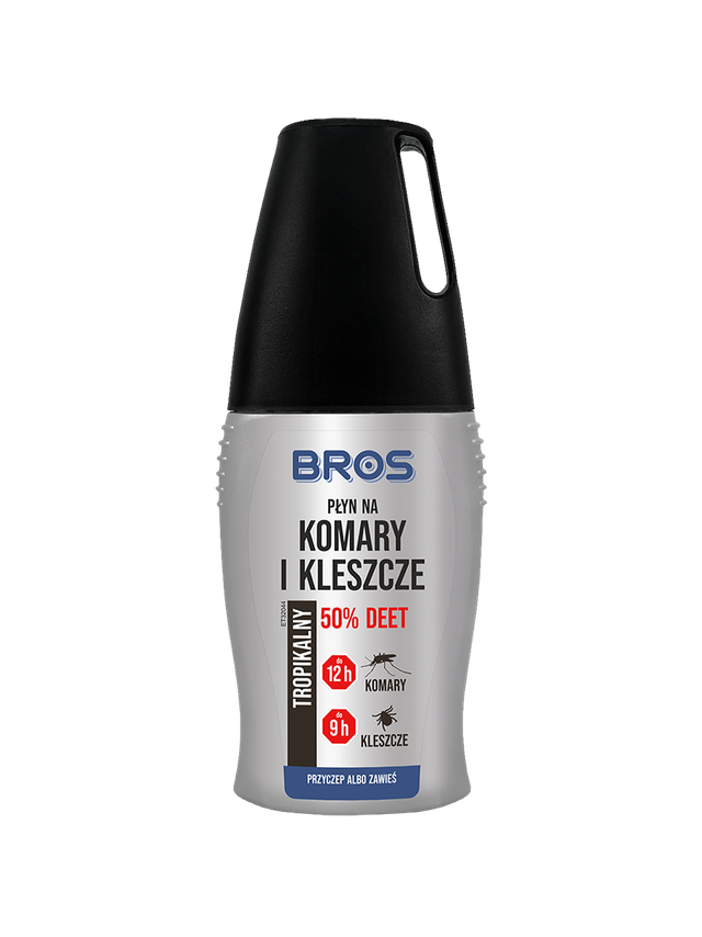BROS Płyn na komary i kleszcze 50% DEET 50 ml