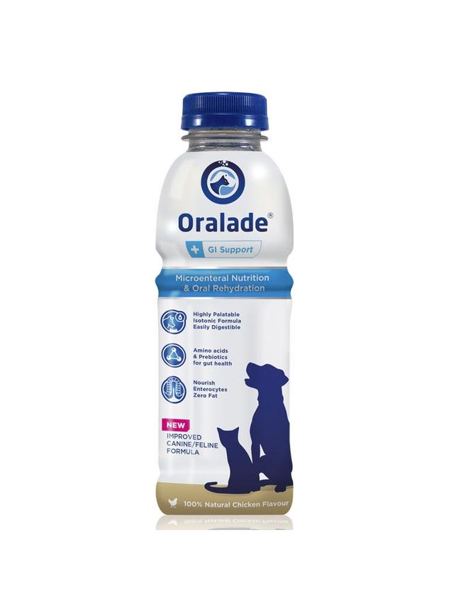 Livisto ORALADE GI SUPPORT 6 x 500 ML elektrolity z prebiotykiem dla psów i kotów