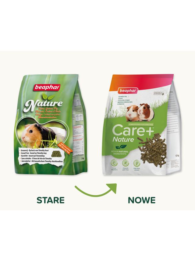 BEAPHAR- Care+ Guinea Pig 1,5kg - karma Super Premium dla świnek morskich opakowanie uszkodzone (4579)
