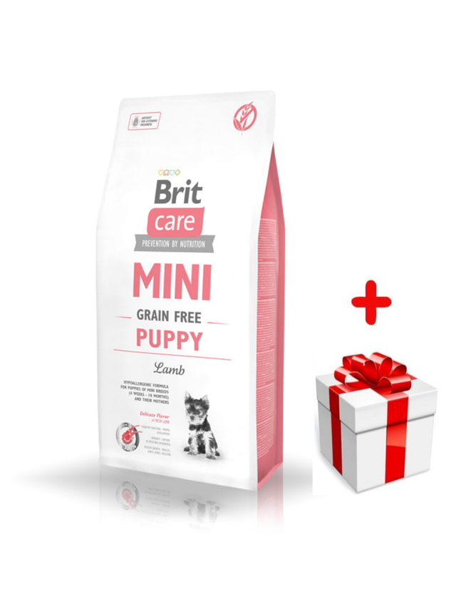 BRIT CARE Mini Grain-Free Puppy Lamb 400g + niespodzianka dla psa GRATIS!