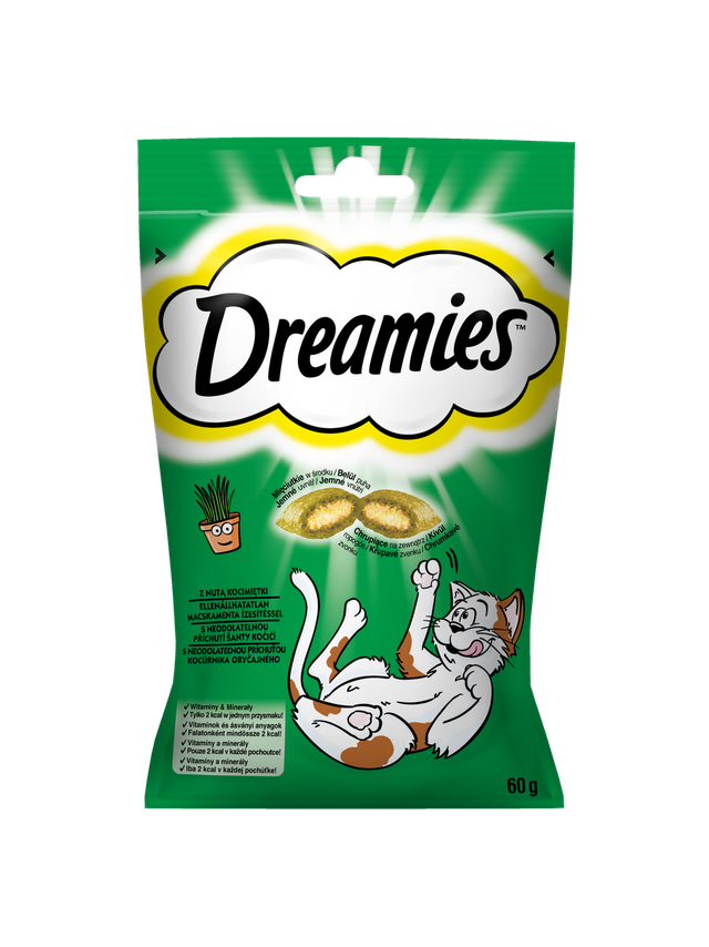 DREAMIES 60g - przysmak dla kota z kocimiętką