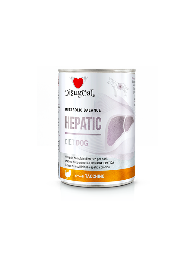 Disugual Karma mokra dla psa Weterynaryjna HEPATIC Indyk (dorosły) 400g