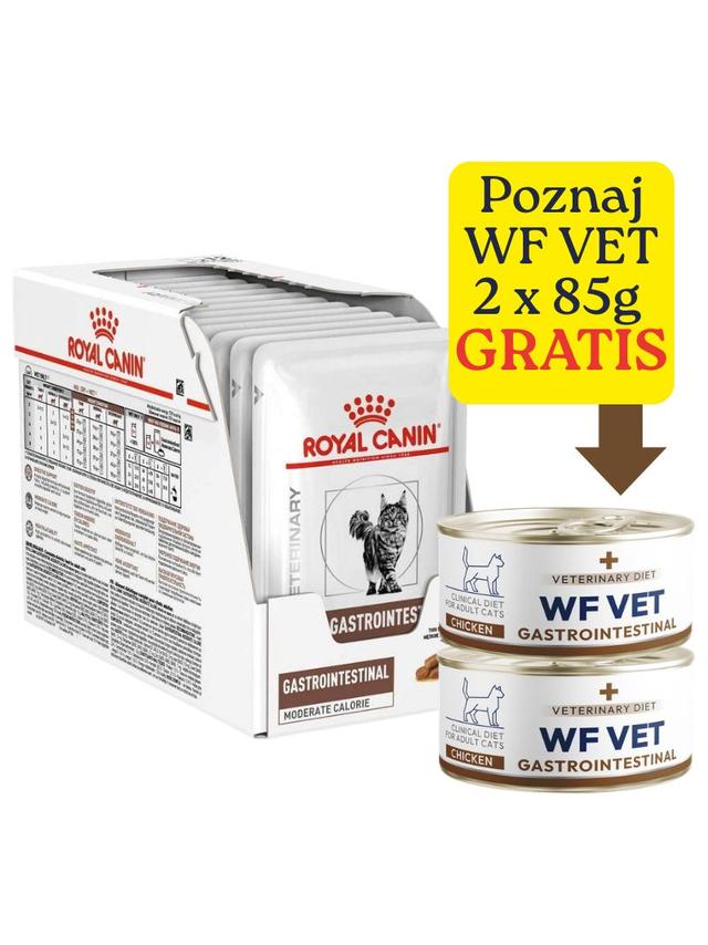 ROYAL CANIN Gastro Intestinal Moderate Calorie GIM 35 12x85g saszetka (sos)