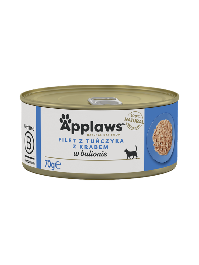 Applaws Cat Tuńczyk z krabem 70g PUSZKA
