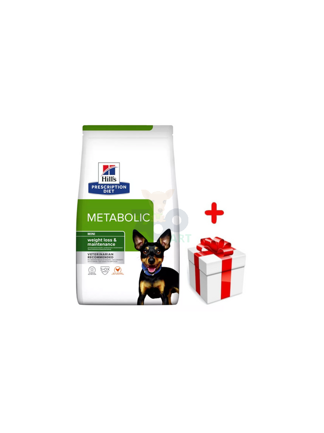 HILL'S PD Prescription Diet Metabolic Mini Canine 6kg + niespodzianka dla psa GRATIS!
