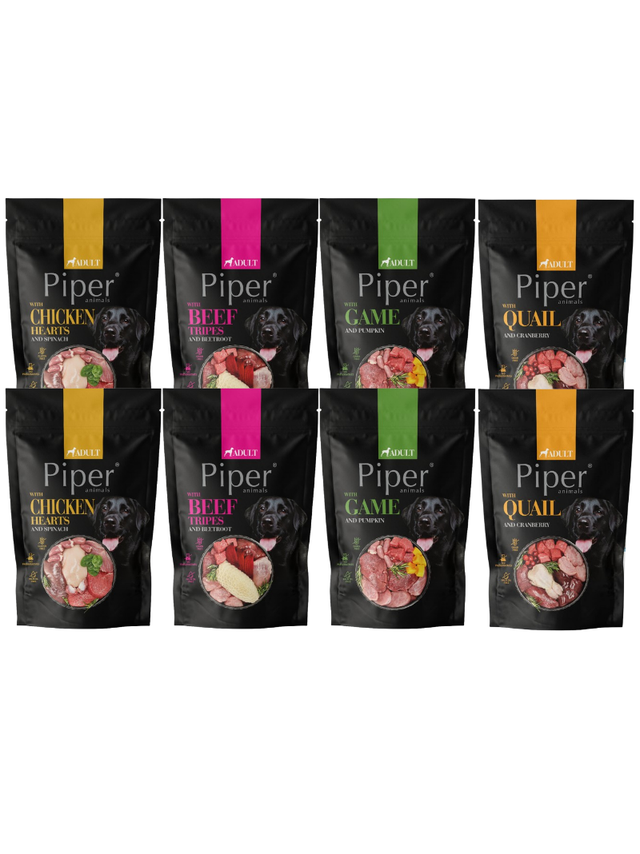 DOLINA NOTECI Piper dla psa Mix Smaków 8x500g