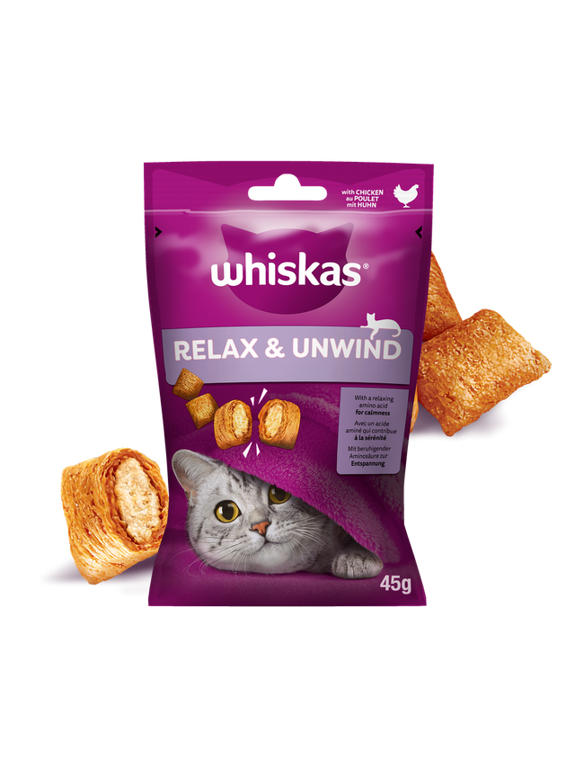 WHISKAS Relaks i Odprężenie 45g - przysmak dla kota, z kurczakiem