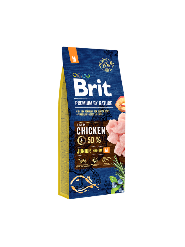 BRIT Premium By Nature Junior M 15kg