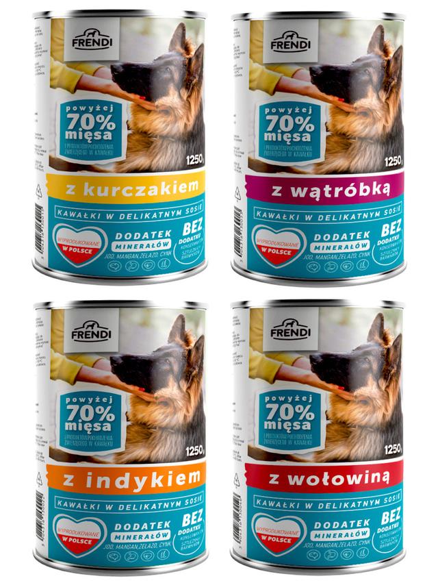 Frendi kawałki w delikatnym sosie Mix smaków 32x1250g