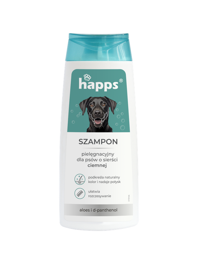 HAPPS - szampon pielęgnacyjny dla psów o sierści ciemnej 200ml