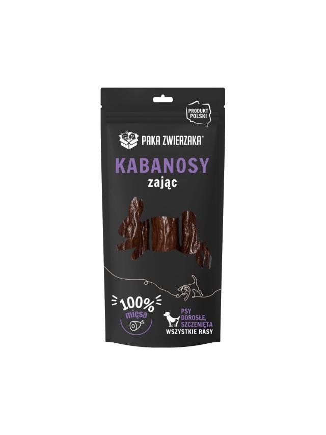 PAKA ZWIERZAKA- Kabanosy z zająca 3 szt (80g)