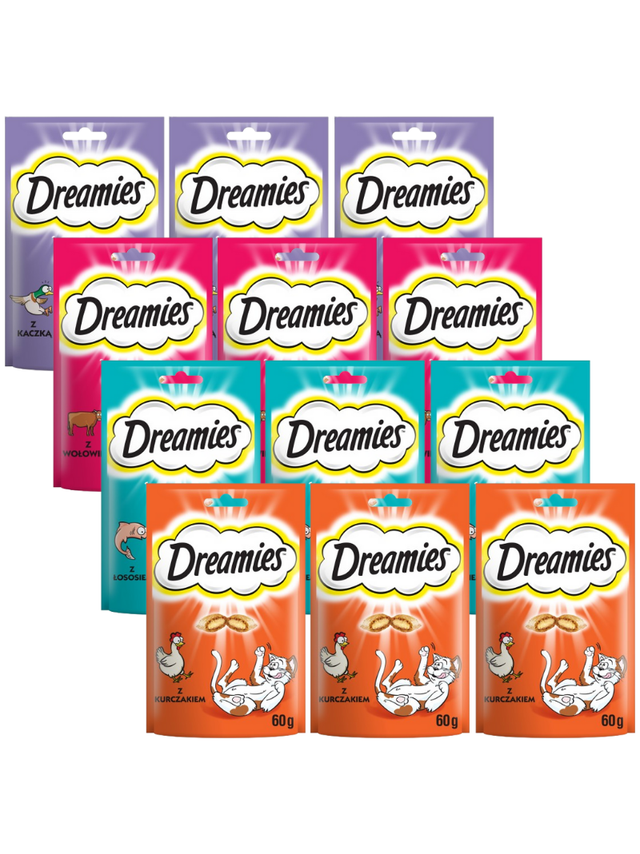 DREAMIES 12x60g - przysmak dla kota Mix Smaków