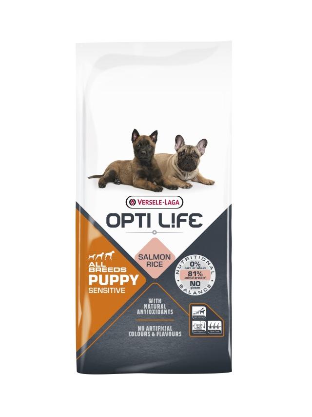 VERSELE-LAGA Opti Life Puppy Sensitive 12kg / Opakowanie uszkodzone (4104) !!!