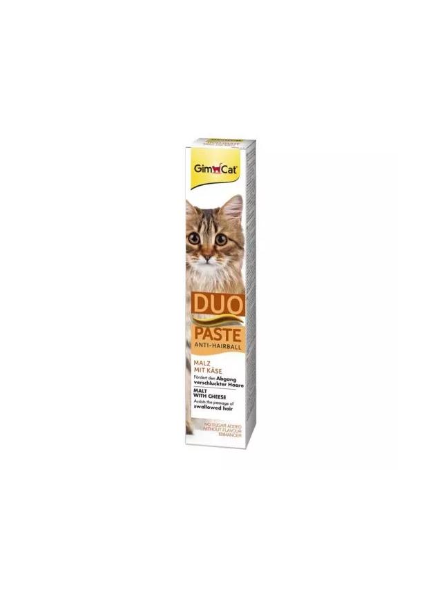 GIMBORN Gim Cat Pasta Anti-Hairball Duo malt z serem 50g