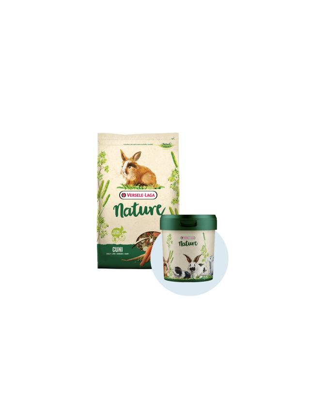 VERSELE-LAGA Cuni Nature 2,3kg - dla królików miniaturowych + pojemnik GRATIS !!!