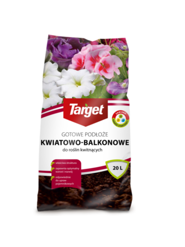 Gotowe podłoże kwiatowo-balkonowe 20 L