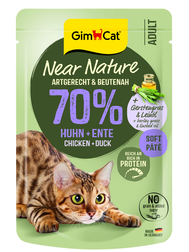 GIMCAT NEAR NATURE KURCZAK/KACZKA 85G