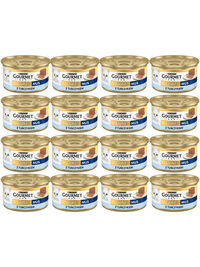 Purina Gourmet Gold mus z tuńczykiem 48x85g