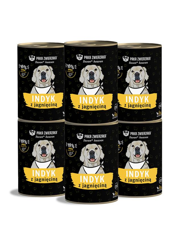 Paka Zwierzaka - Seventh heaven - Indyk z jagnięciną (turkey & lamb) 6x400g