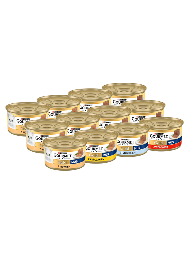 Purina Gourmet Gold mus Mix Smaków 48x85g