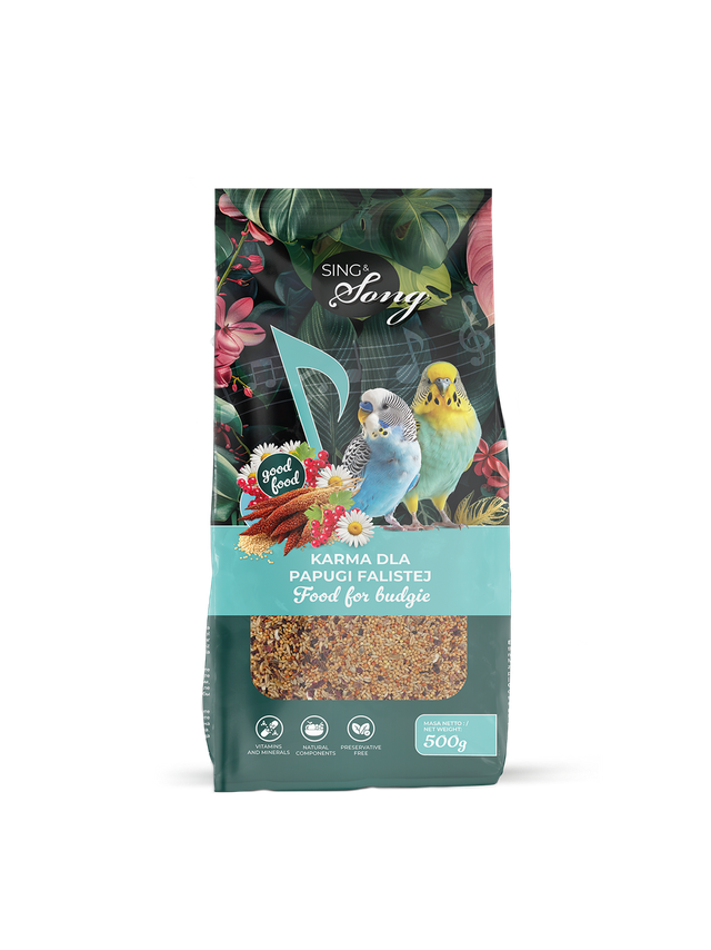 SING&SONG karma dla papugi falistej 500g