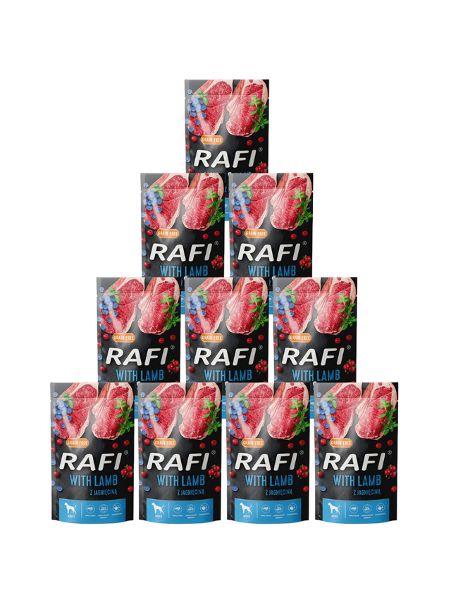DOLINA NOTECI Rafi z jagnięciną 10x500g