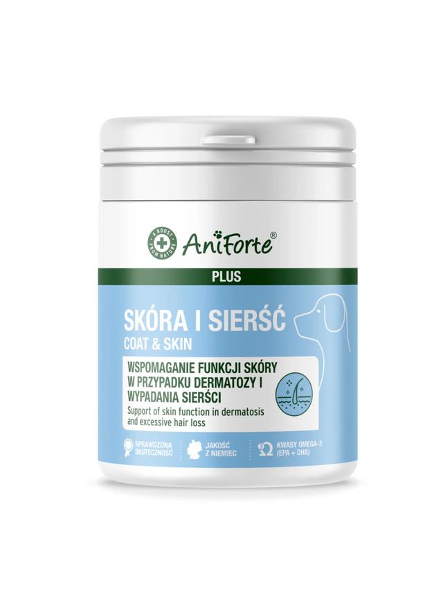 AniForte Skóra i sierść - suplementy dla psa 90 tabletek