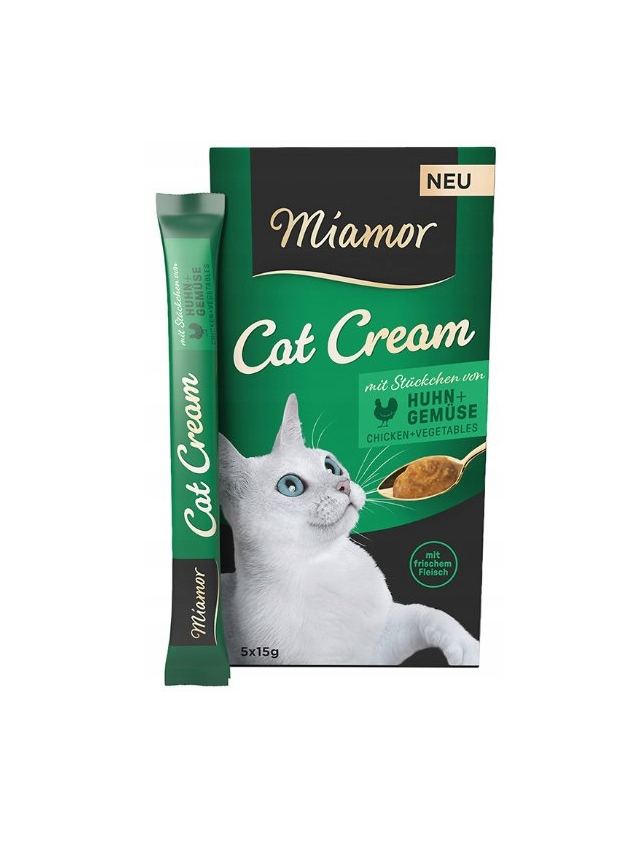 Miamor Pasta z kurczakiem i warzywami 5x15g