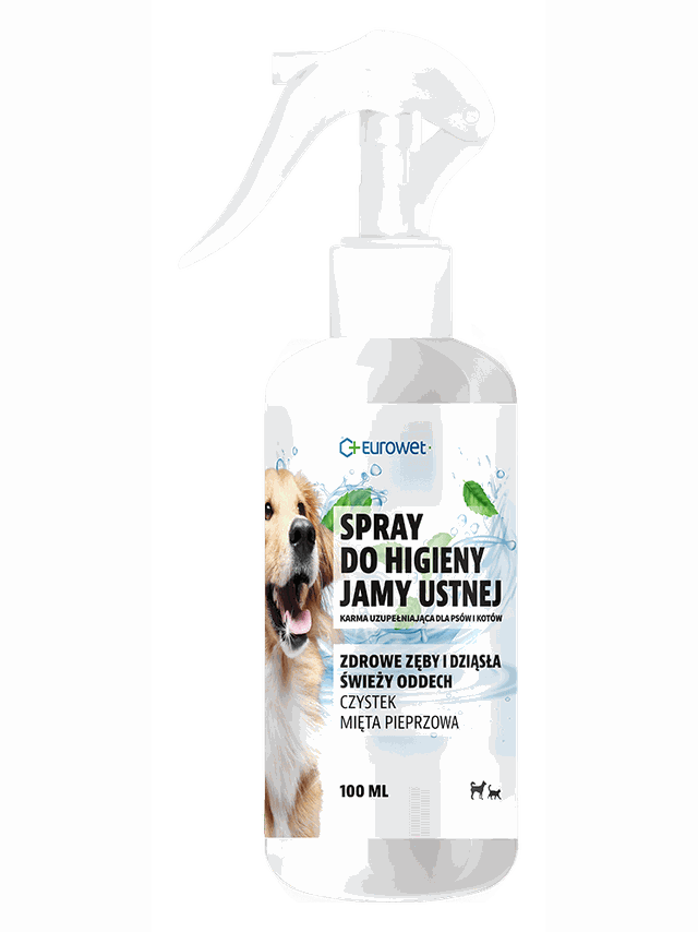EUROWET Spray do higieny jamy ustnej z czystkiem i miętą pieprzową 100ml