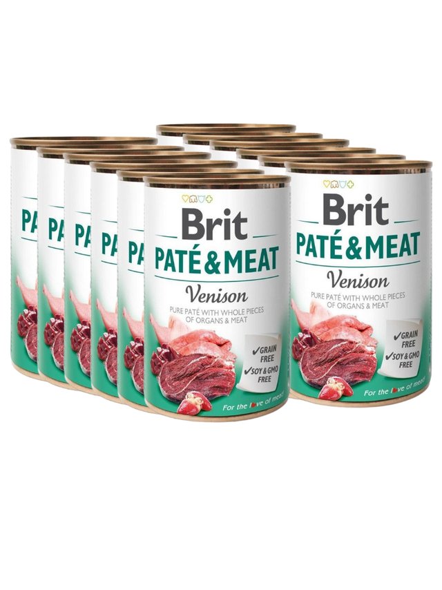 BRIT PATE & MEAT VENISON 12x400g