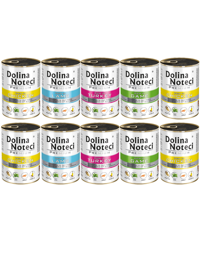 Dolina Noteci PREMIUM MIX Smaków bez wołowiny  10 x 400g