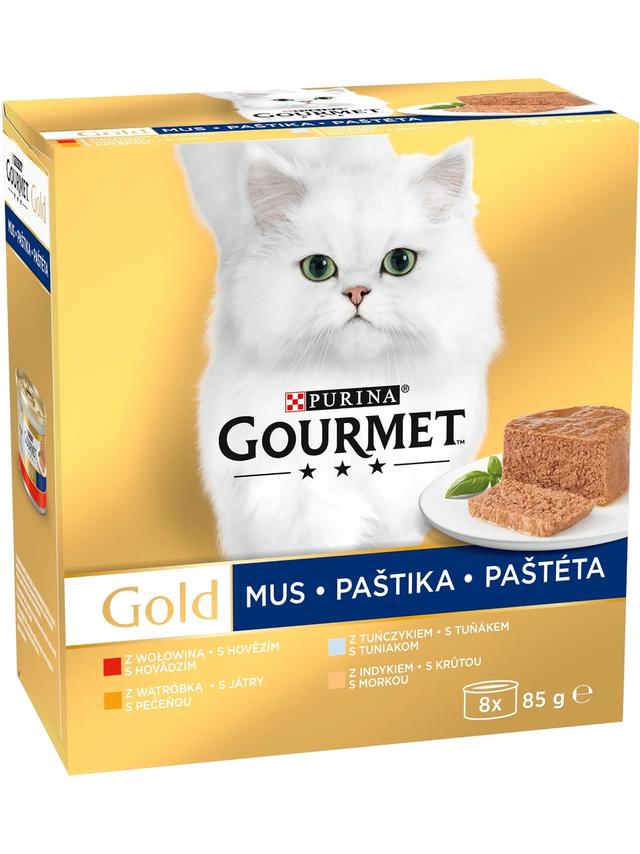 Purina Gourmet Gold Mus mix 8x85g