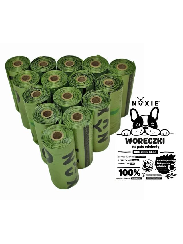 NUXIE® Woreczki na psie odchody biodegradowalne bio 10x15szt.