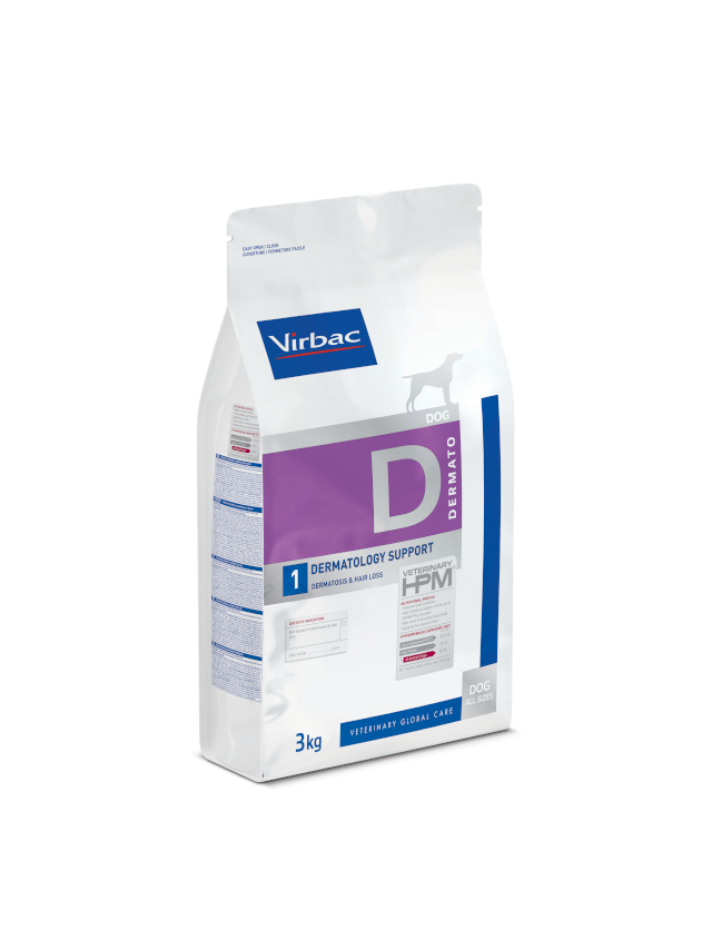 VIRBAC Dog Dermatology Dermatozy, Utrata Włosa, Zapalenia Skóry 7kg