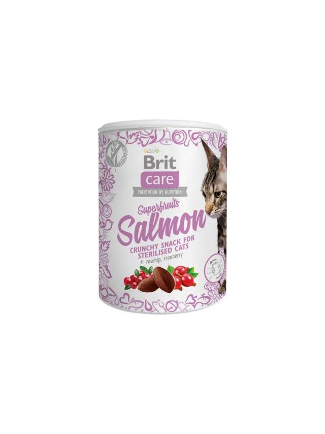 BRIT CARE Cat Snack Superfruits Salmon 100g