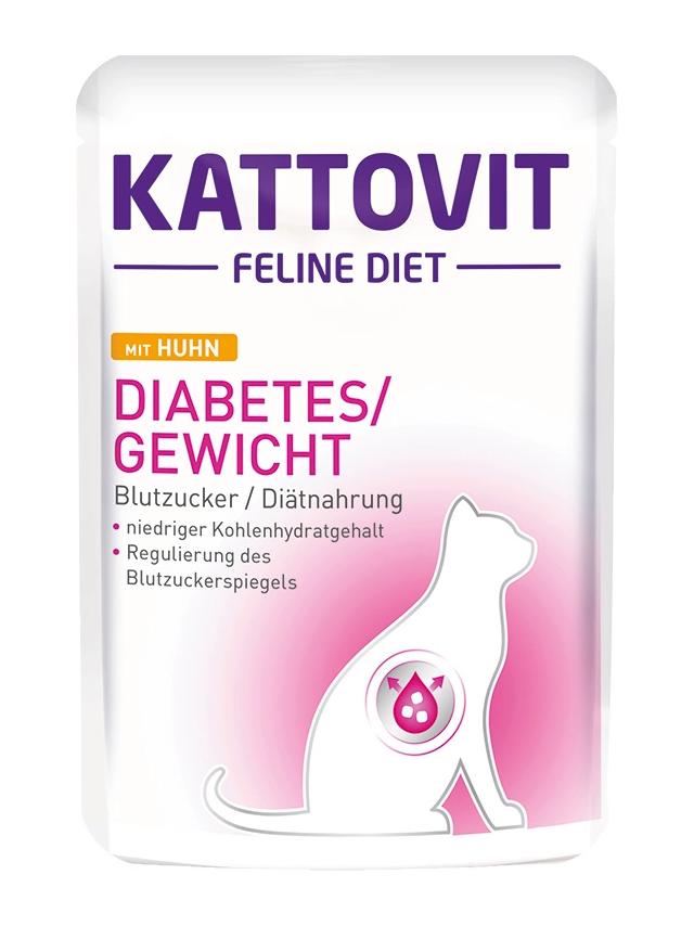 Kattovit Diabetes/Gewicht kurczak 85g saszetka