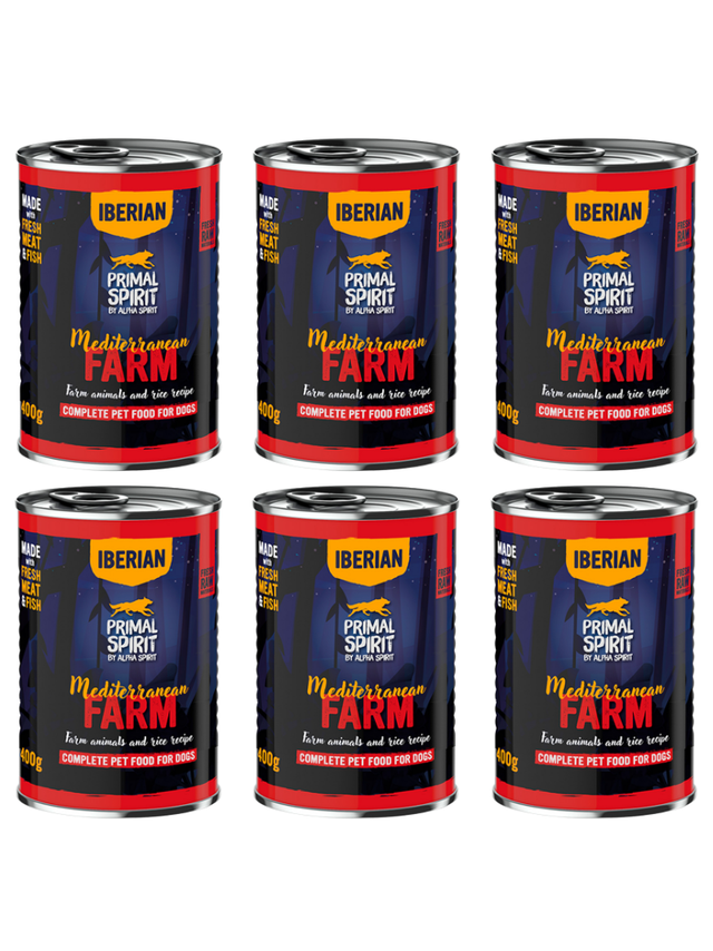 PRIMAL SPIRIT Iberian Mediterranean Farm 6x400g puszka
