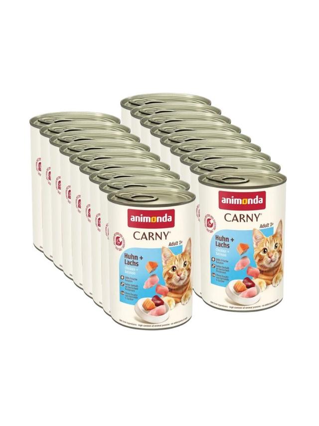 ANIMONDA Cat Carny Adult smak: kurczak i łosoś 18x400g