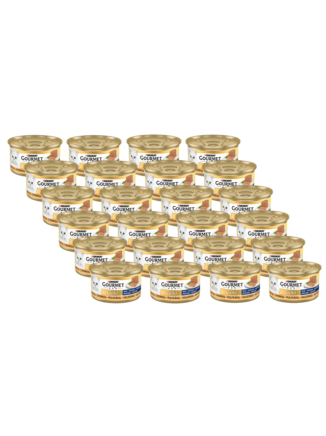 Purina Gourmet Gold mus z indykiem 24x85g